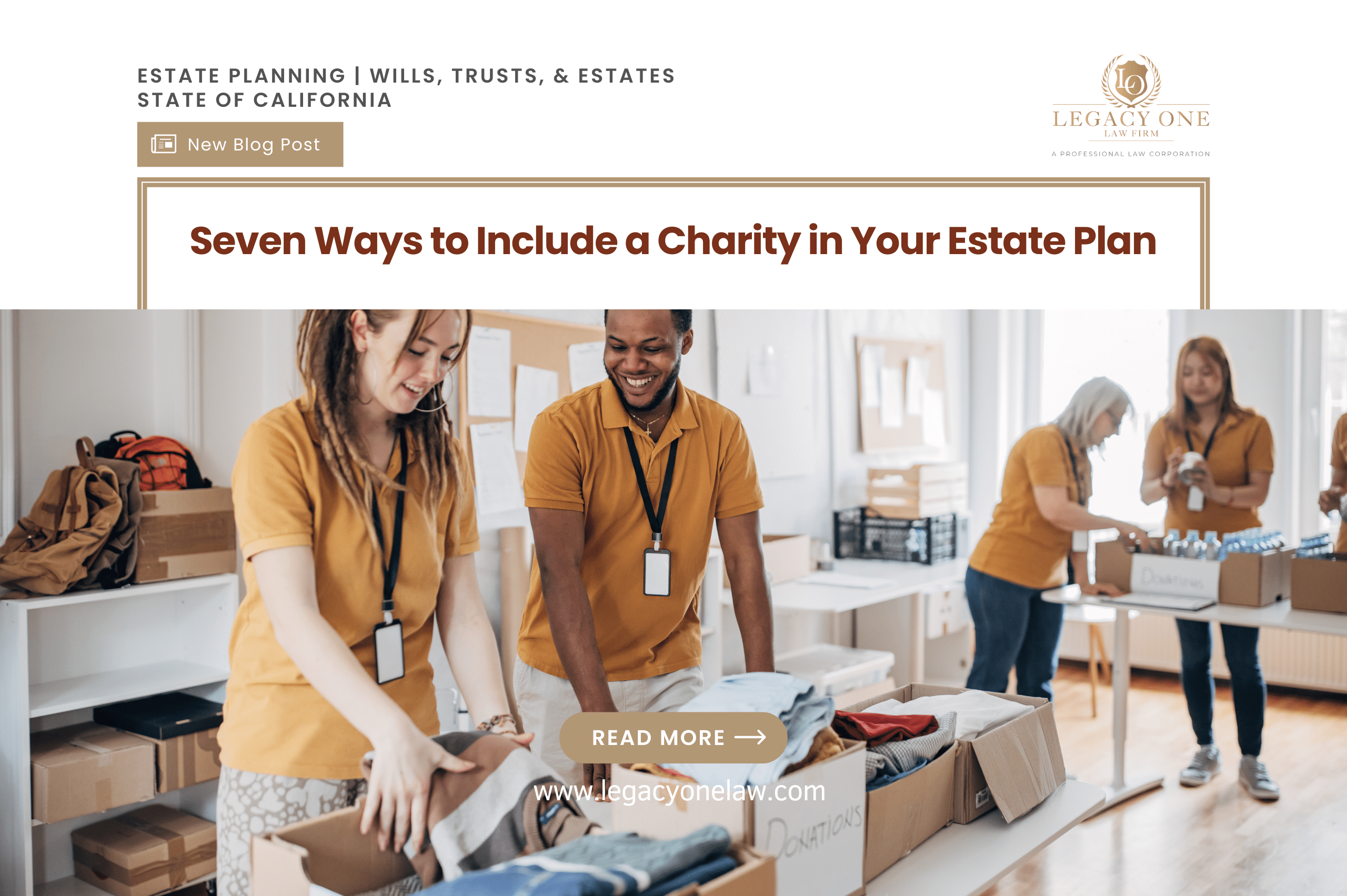 Seven Ways to Include a Charity in Your Estate Plan