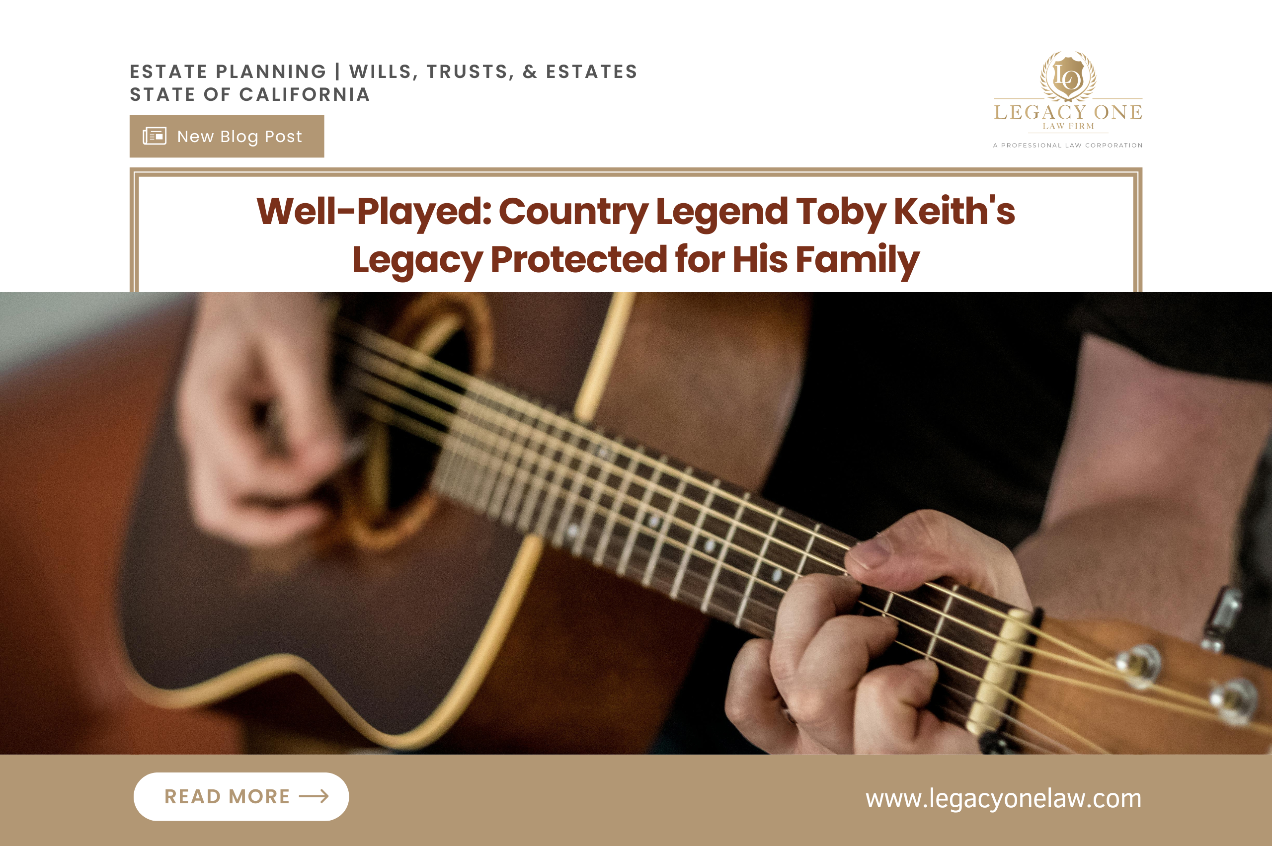 Well-Played: Country Legend Toby Keith's Legacy Protected for His Family